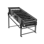 Criba vibratoria industrial modelo VS-4x10-3S de color oscuro