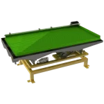 Mesa de concentración gravimétrica para minería, útil para la recuperación de oro, modelo SHT-D01